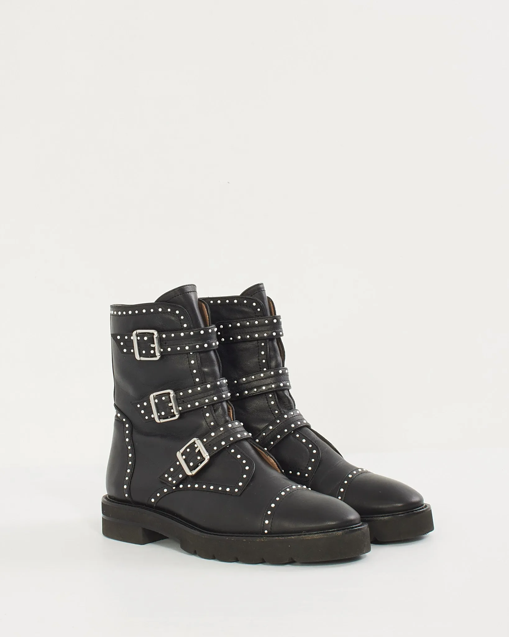 Stuart Weitzman Black Leather Jesse Lift Boot - 40