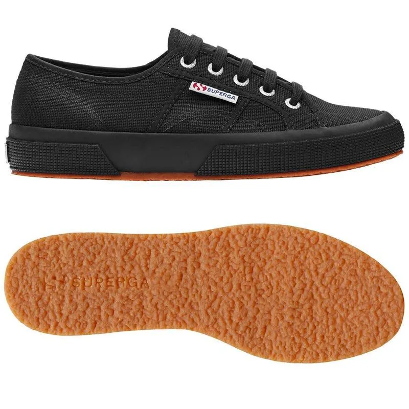 Superga Convas Lace-Up Sneaker Black