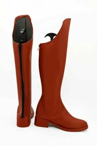 Supergirl Kara Danvers Red Boots Cosplay Shoes