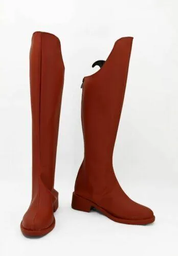 Supergirl Kara Danvers Red Boots Cosplay Shoes