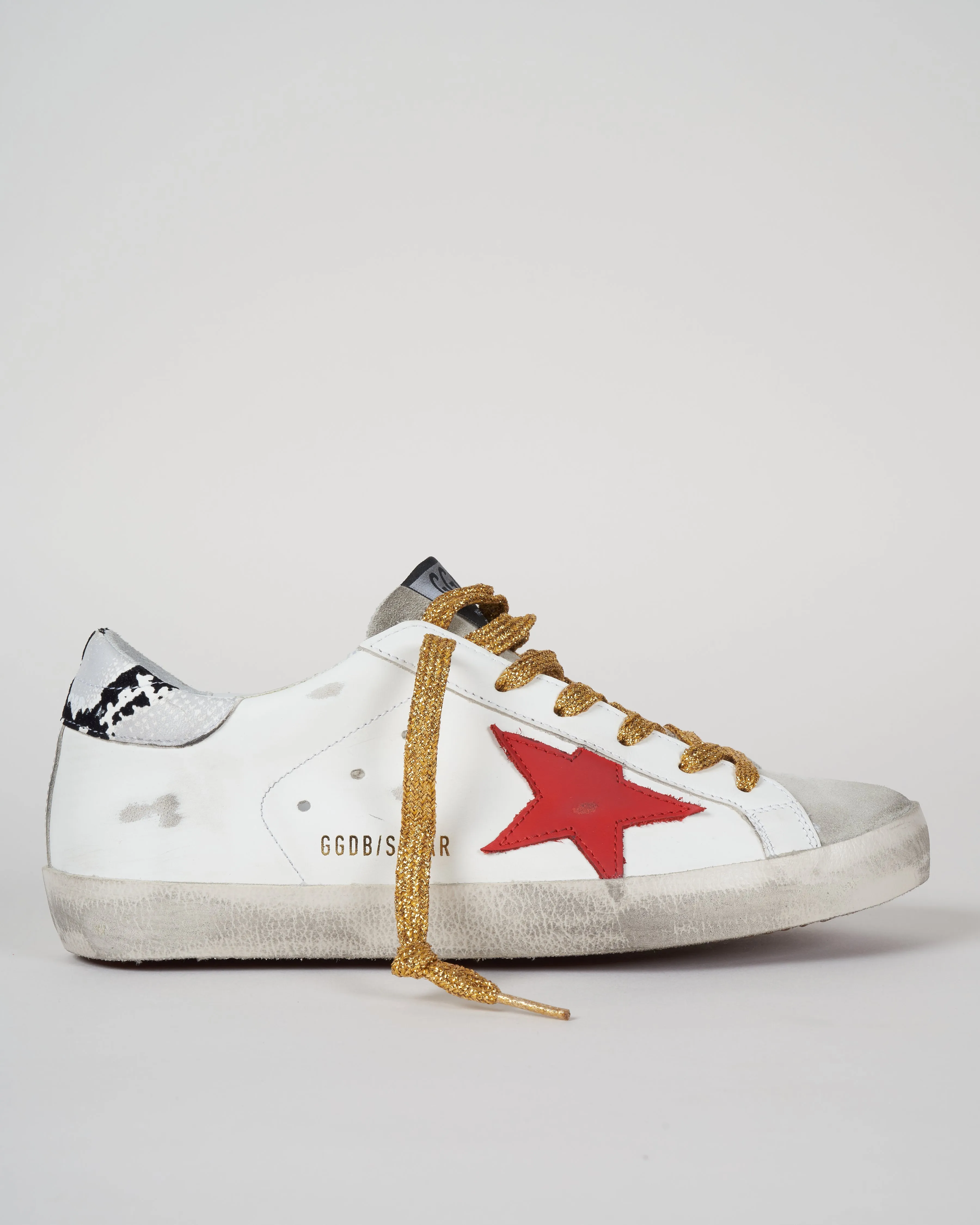 superstar sneaker - ice/white/red/rock snake