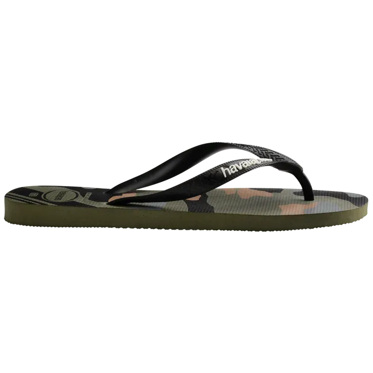 Top Camo Flip Flops