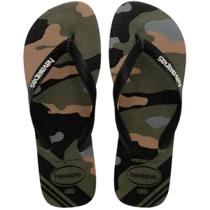 Top Camo Flip Flops