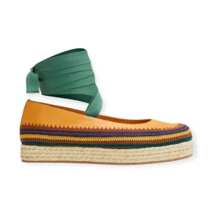Ulla Johnson Shoes, Yolena Crochet Ankle-Wrap Espadrilles (size 37.5)