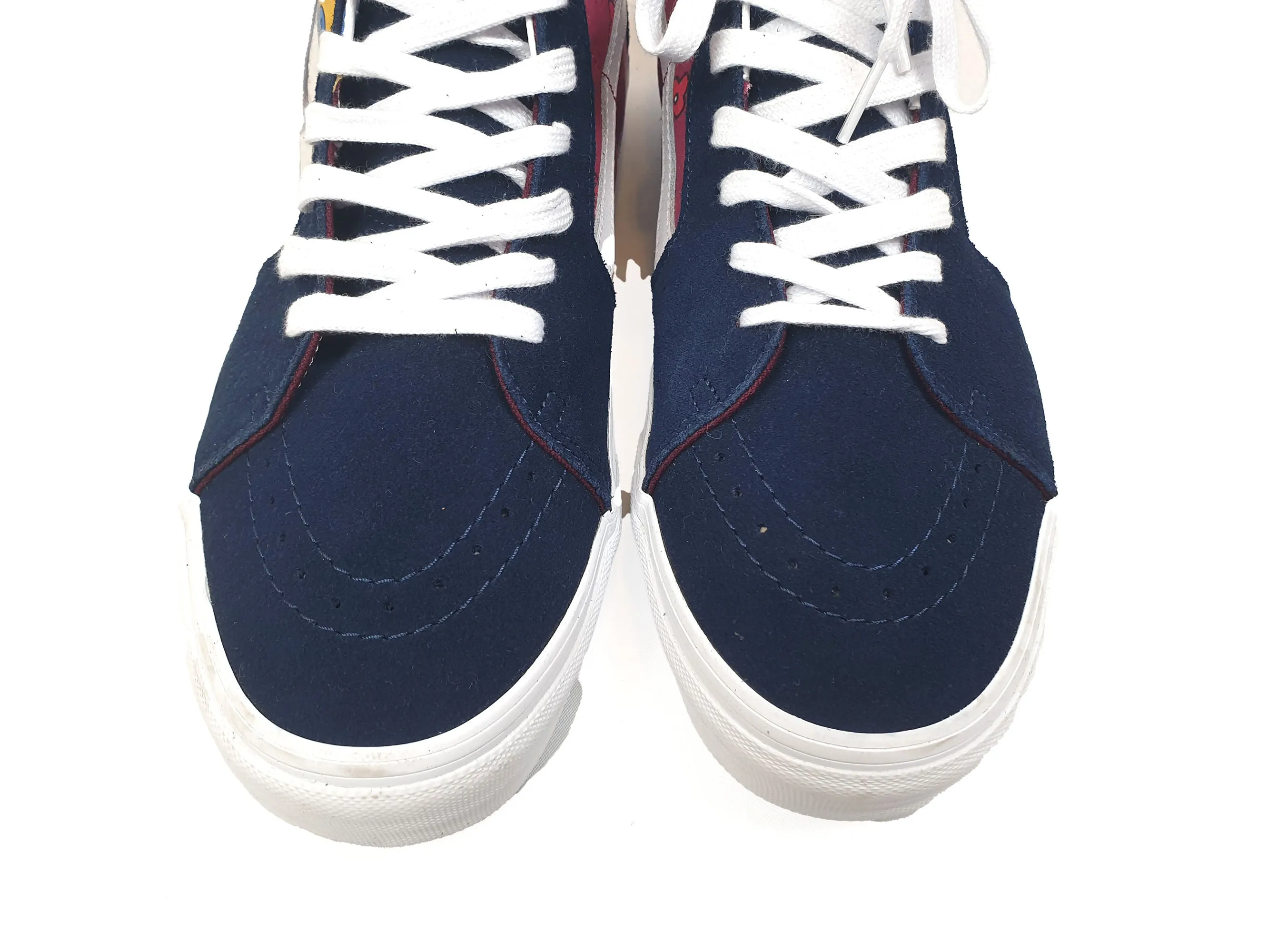 Vans mismatched high top lace up shoes size UK11