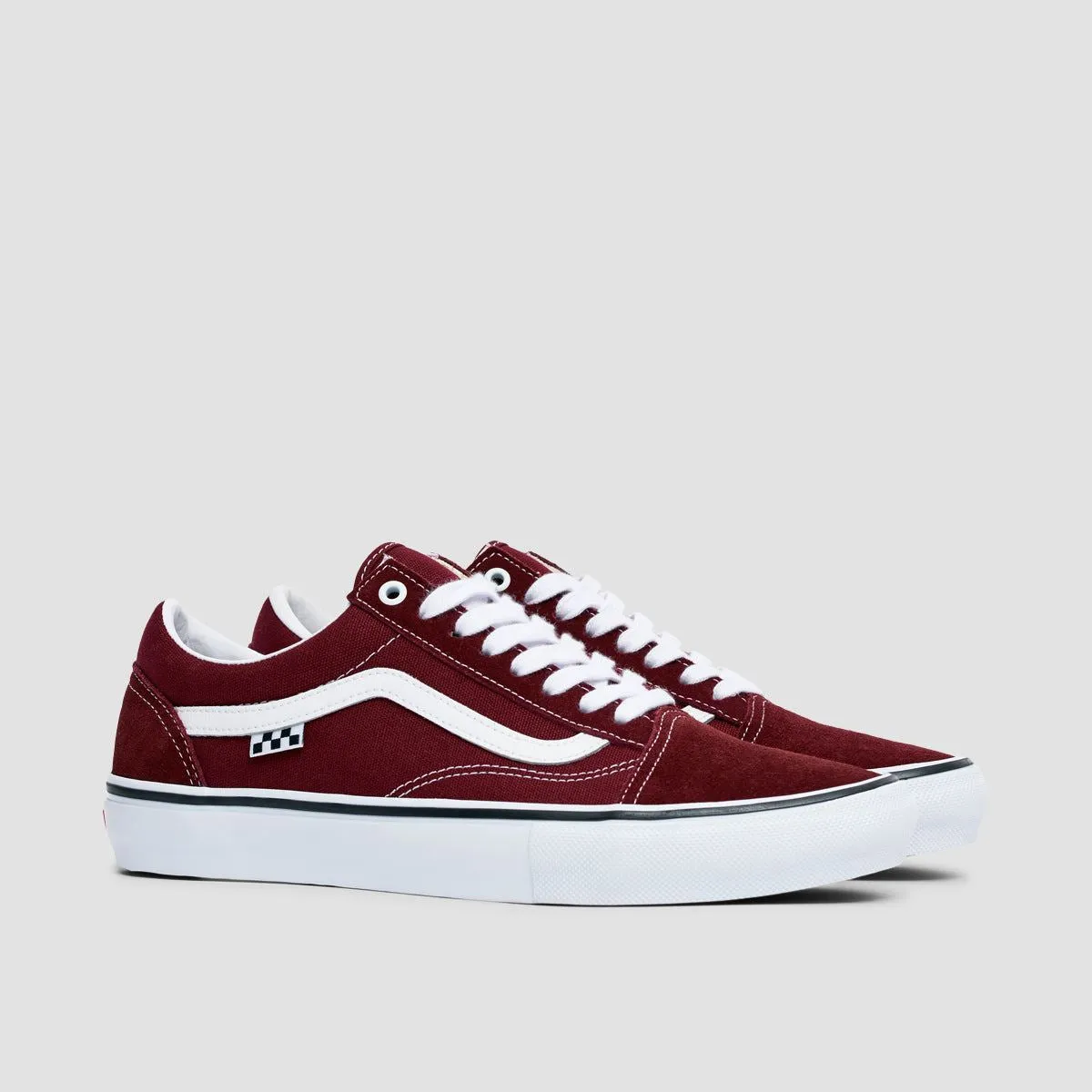 Vans Skate Old Skool Shoes - Port/True White