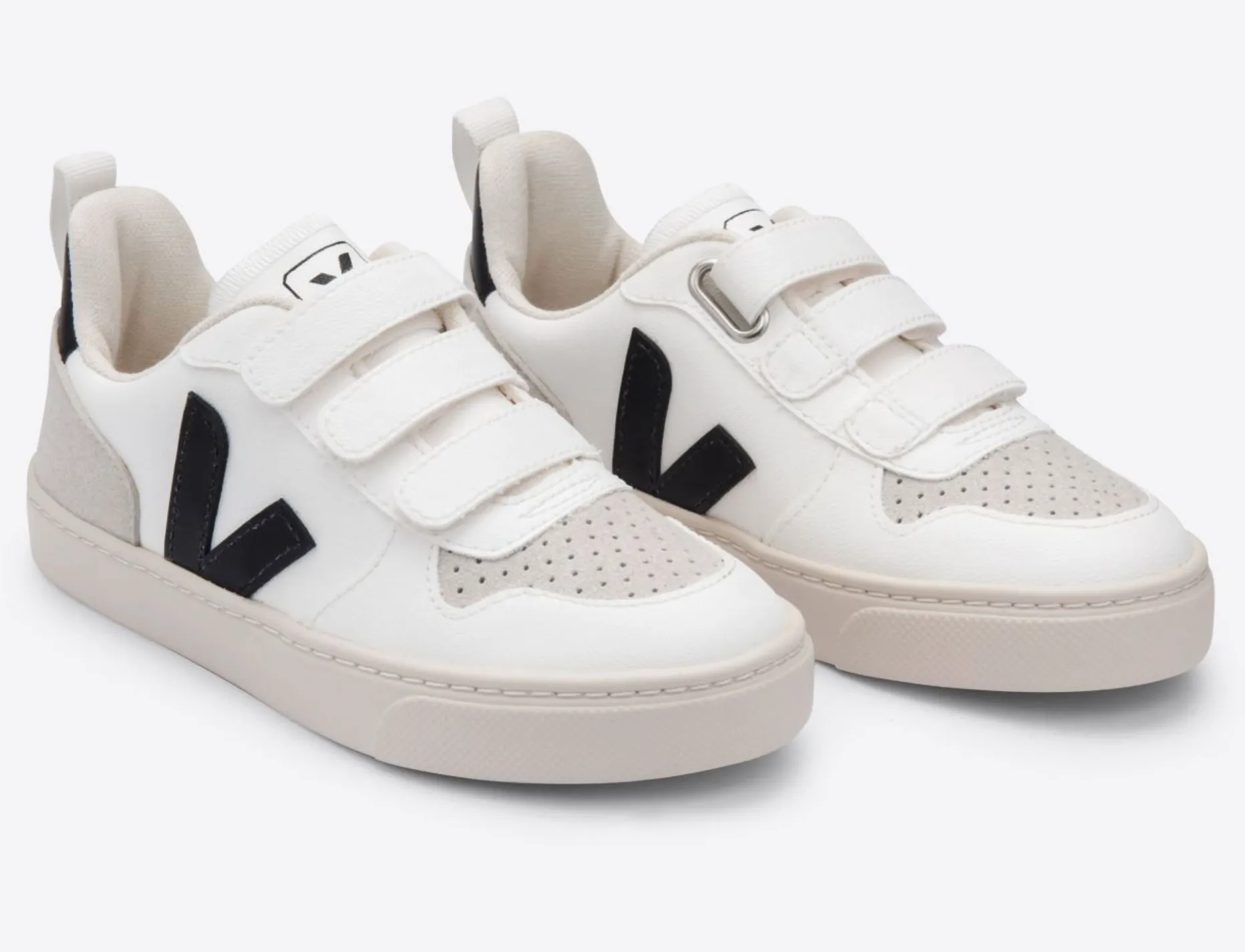 Veja - V-10 Velcro CWL (white/black)