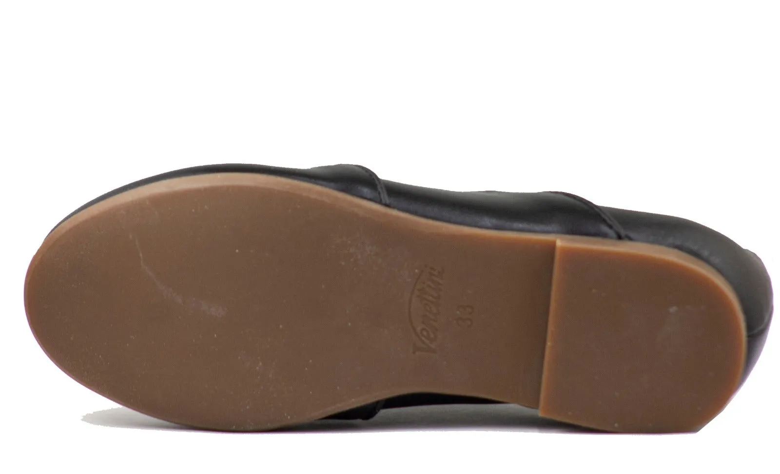Venenttini Boy's Capri Black Dress Leather Shoes