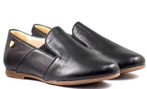 Venenttini Boy's Capri Black Dress Leather Shoes