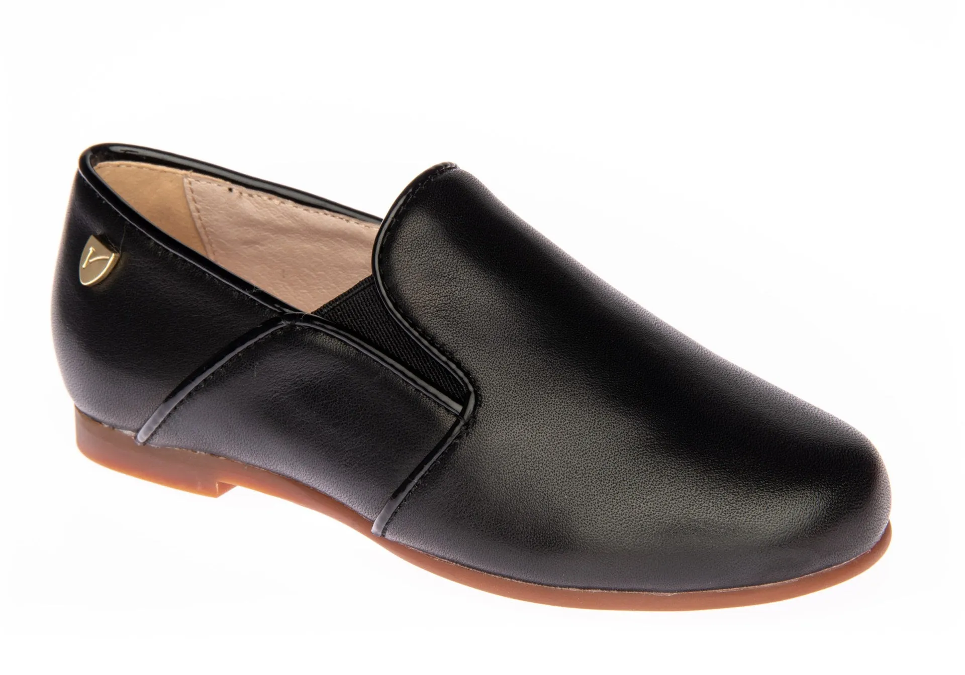 Venenttini Boy's Capri Black Dress Leather Shoes