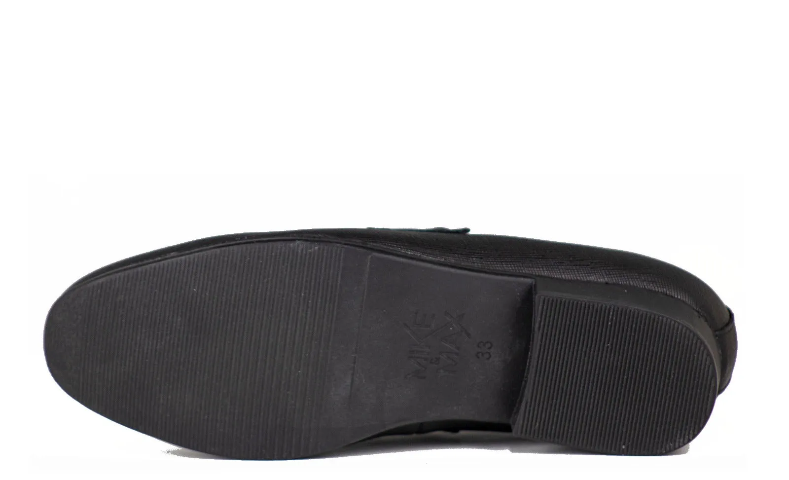 Venettini Boys Dress Black Shoes Chase 5 Gambino Leather Loafer
