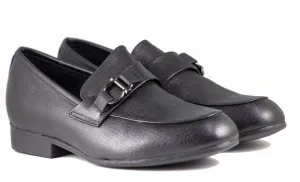 Venettini Boys Dress Black Shoes Chase 5 Gambino Leather Loafer