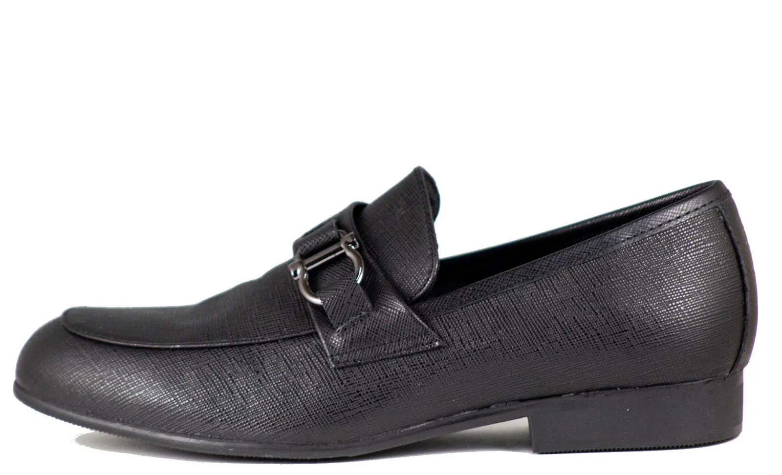 Venettini Boys Dress Black Shoes Chase 5 Gambino Leather Loafer