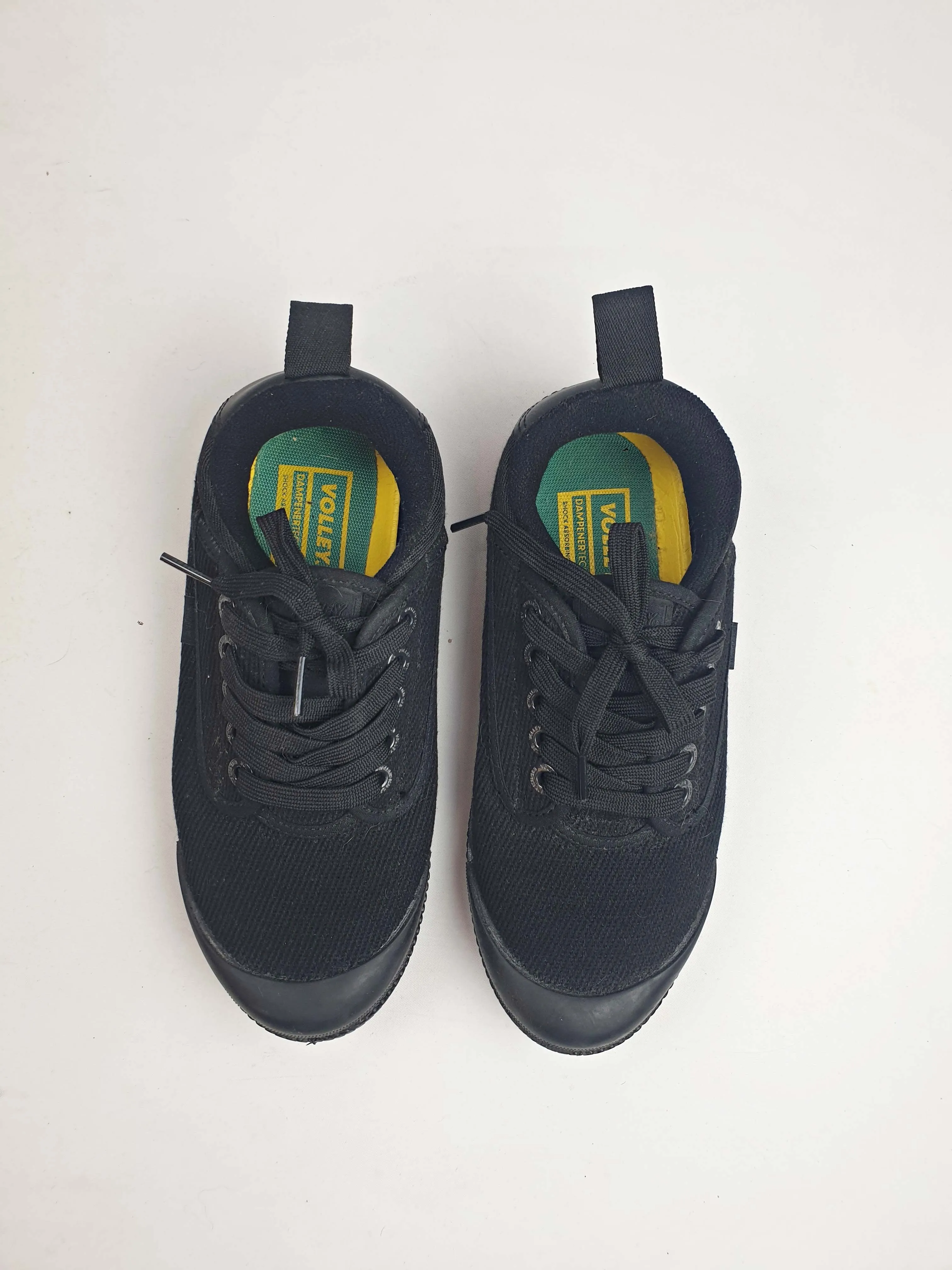 Volley black lace up shoes size 8