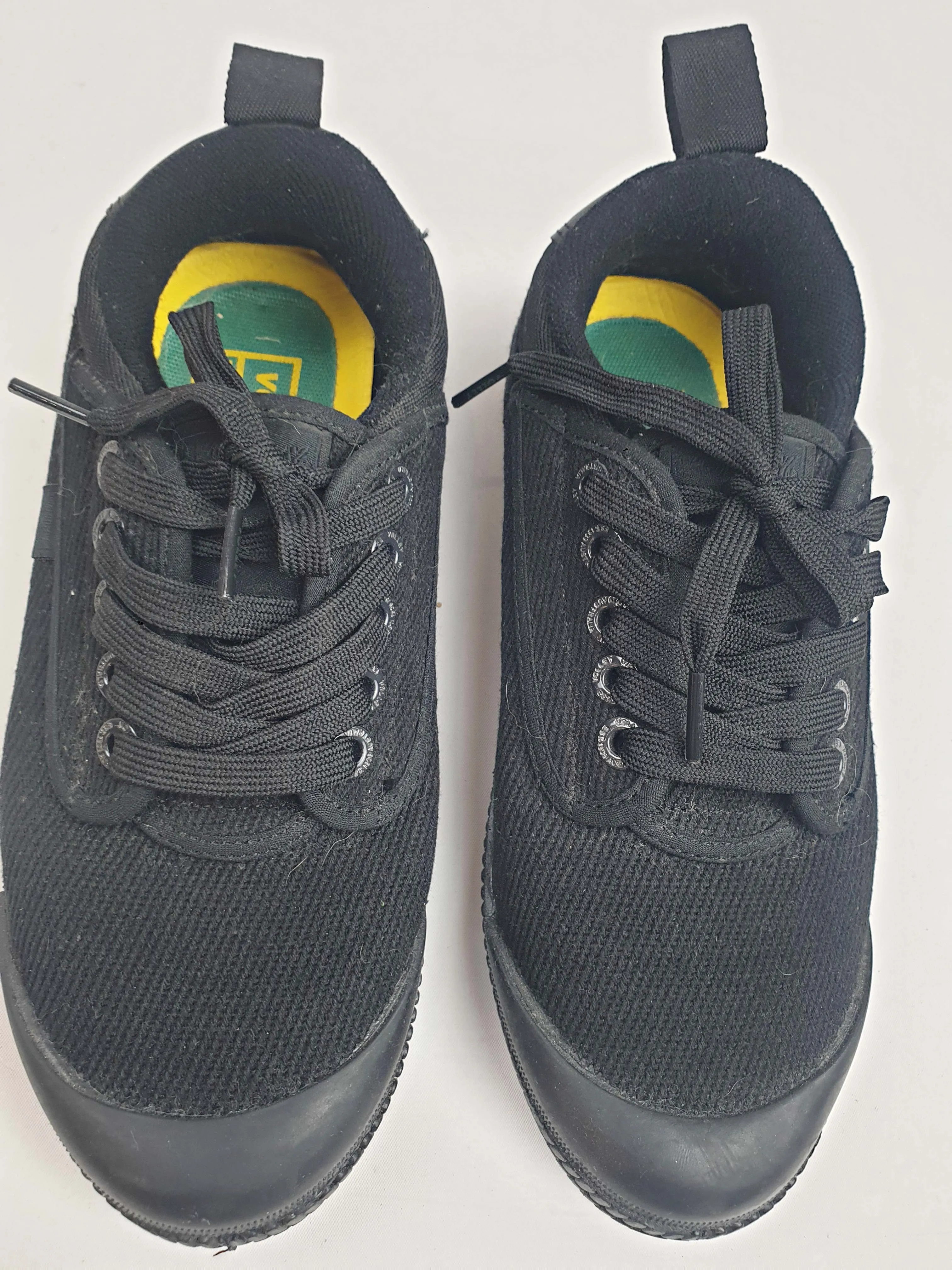 Volley black lace up shoes size 8