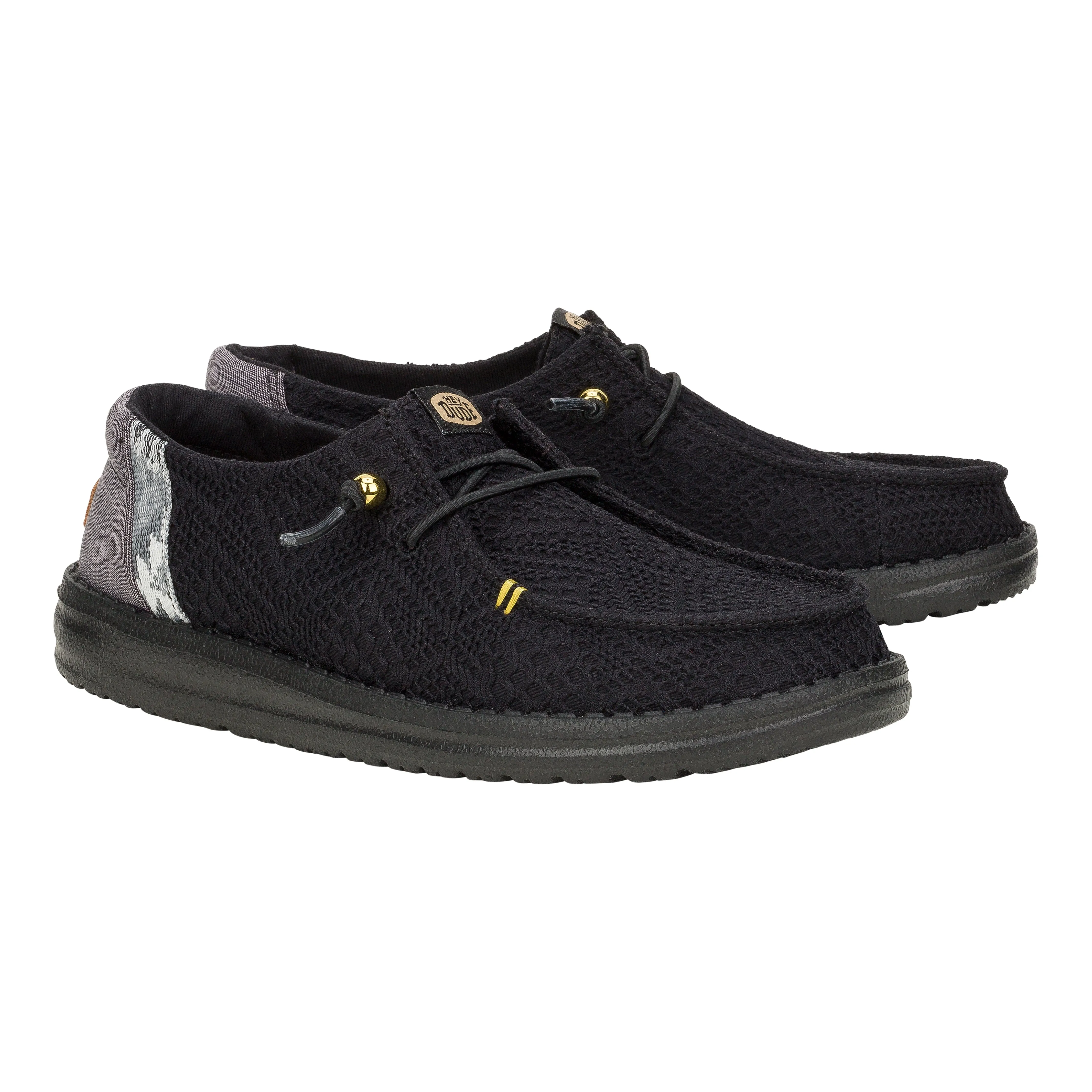 Wendy Boho Crochet - Black/Black