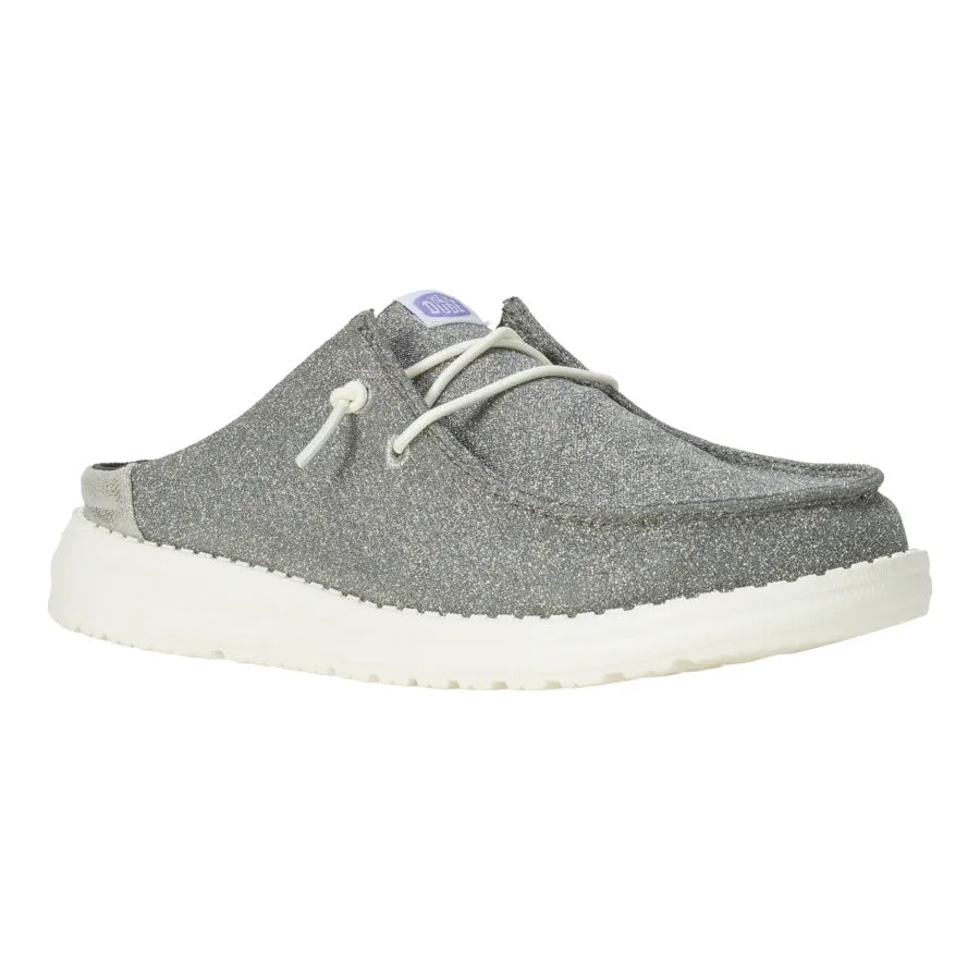 Wendy Slip Metallic Sparkle - Charcoal