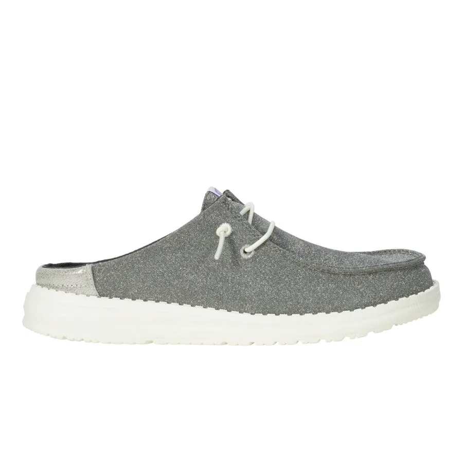 Wendy Slip Metallic Sparkle - Charcoal