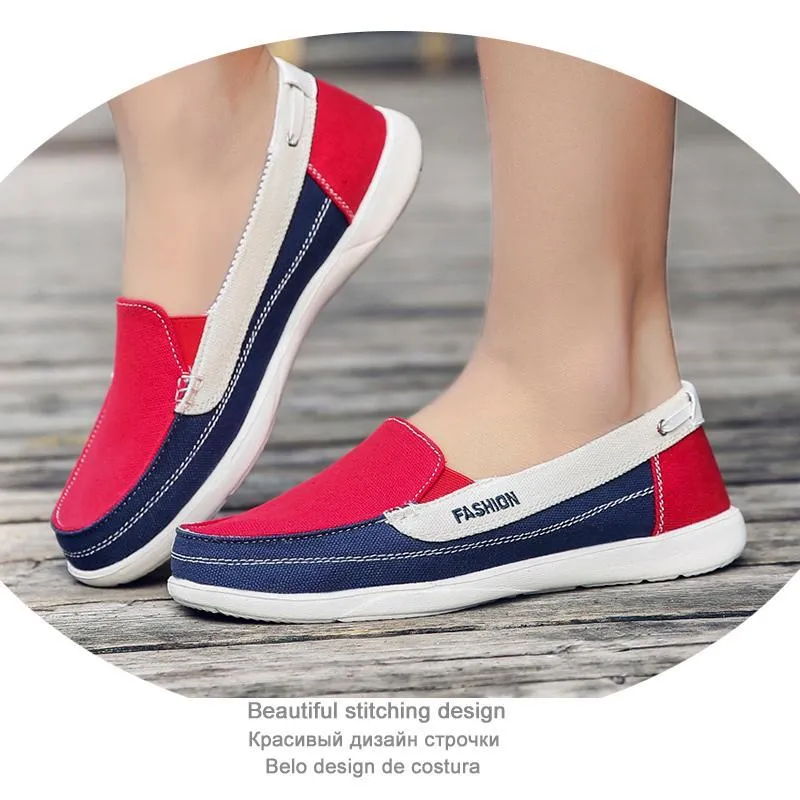 Women Canvas Shoes Woman Ladies Casual Shoes Lady Loafers