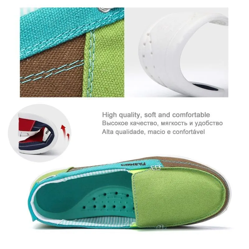 Women Canvas Shoes Woman Ladies Casual Shoes Lady Loafers