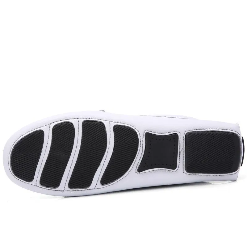 Women genuine leather ballet flats shoes
