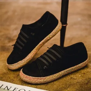 Women Plus Size Loafers Round Toe Slip On Casual Shoes