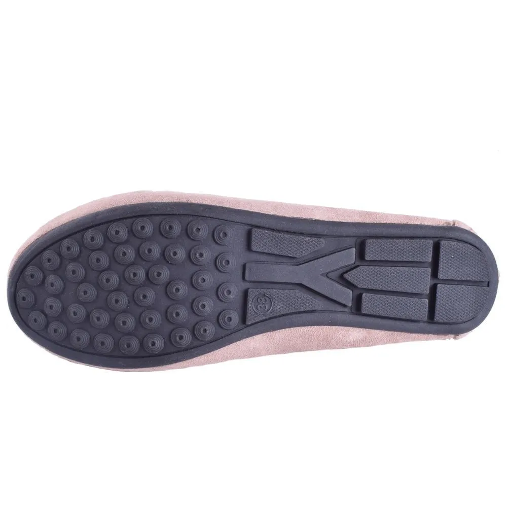 Womens Flats Casual Bowtie Loafers Sweet Candy Colors Flats Solid Shoes